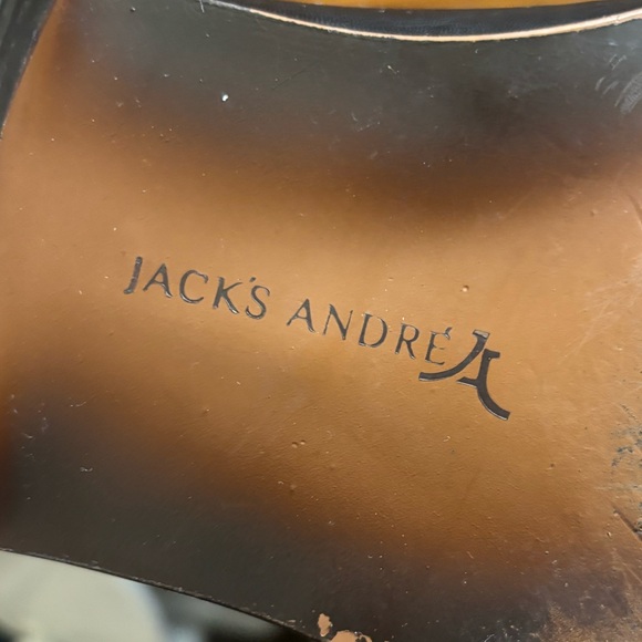 Jack’s Andre Black Leather Double Monk Strap Shoes Men’s Size 10 Mens Dress Shoe main image 7